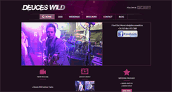 Desktop Screenshot of deuceswild.ie